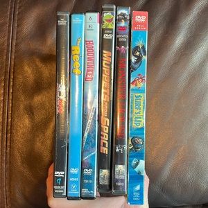 Set of 6 kids movies!